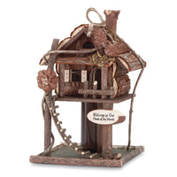 Tree House Bird House Feeder