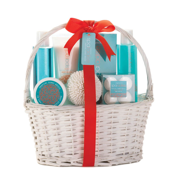 Tropical Sunny Breeze Spa Basket