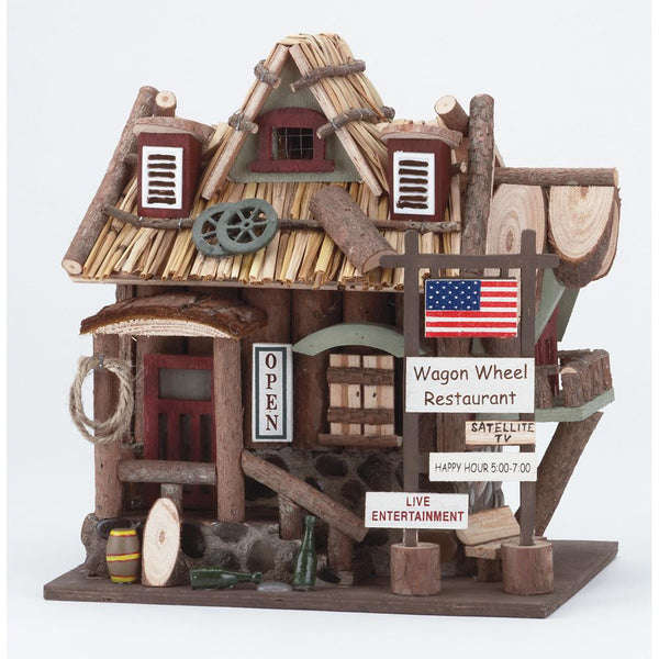 Wagon Wheel Restaurant Bird House