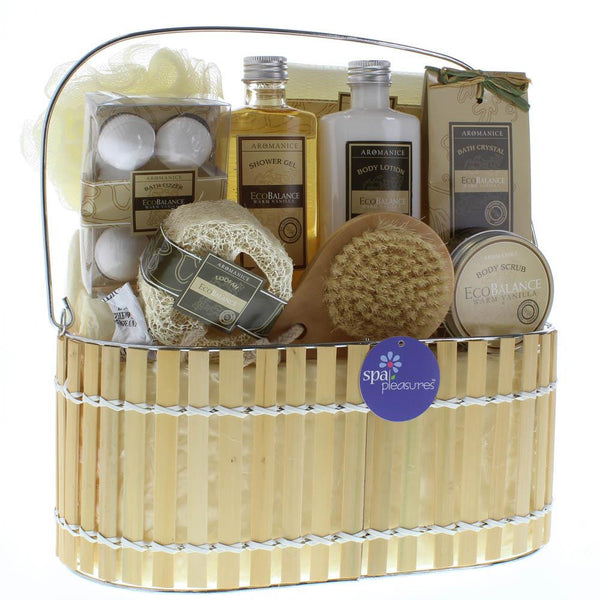 Warm Vanilla Bath Spa Basket