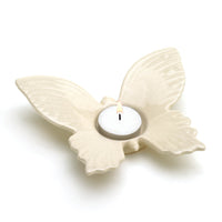 White Butterfly Tealight Holder