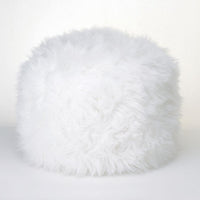 White Ottoman Pouf