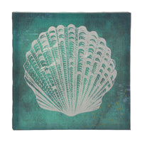 White Seashell Canvas Wall Art