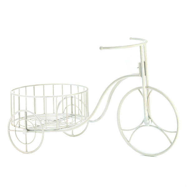 White Tricycle Planter